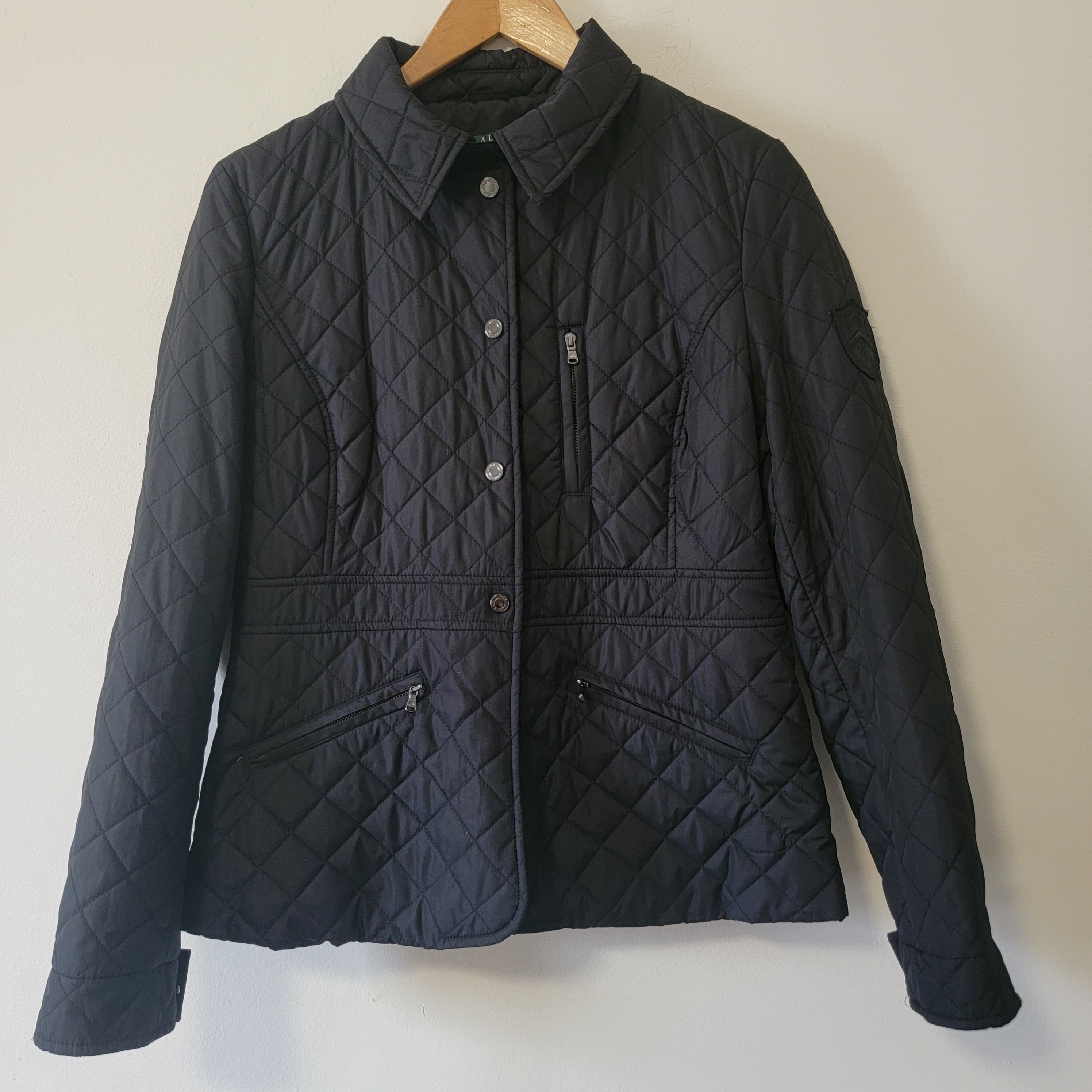 Ralph Lauren Women's Quilted Black Jacket